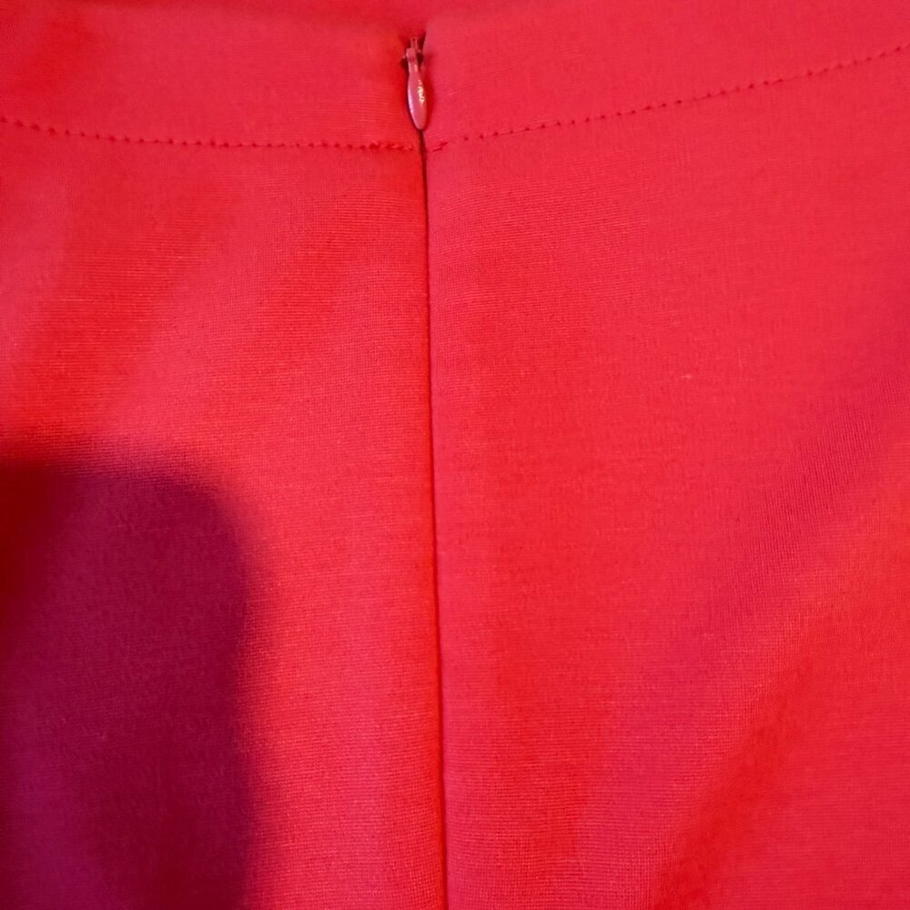 New Trina Turk coral Camilla Dress Scoop Long Sleeve Neck Size 4 - Picture 4 of 6